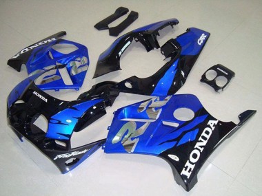 1988-1989 Honda CBR250RR MC19 Motorcycle Fairings - Blue Glossy Black Canada