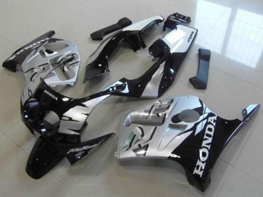 1988-1989 Honda CBR250RR MC19 Motorcycle Fairings - Silver Glossy Black Canada