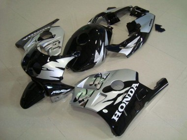 1990-1998 Honda CBR250RR MC22 Motorcycle Fairings - Silver Glossy Black Canada