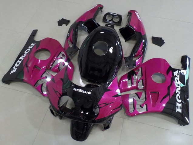 1990-1998 Honda CBR250RR MC22 Motorcycle Fairing Kits - Pink Glossy Black Canada