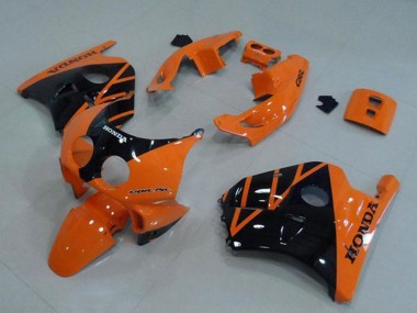 1990-1998 Honda CBR250RR MC22 Motorcycle Fairing - Orange Glossy Black Canada