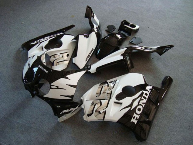 1990-1998 Honda CBR250RR MC22 Motorcycle Fairing - White Glossy Black Canada
