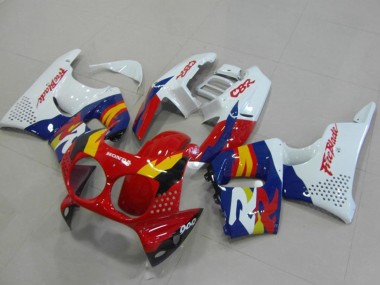 1992-1993 Honda CBR900RR 893 Motorcycle Fairings - White Red Blue Yellow Canada