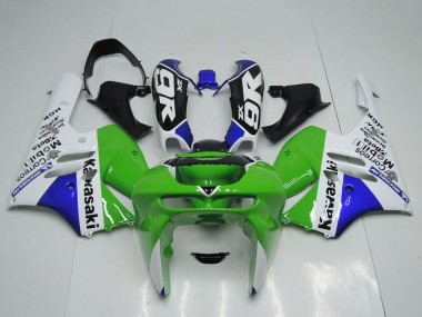 1994-1997 Kawasaki ZX9R Motorcycle Fairings - Green White Blue Canada
