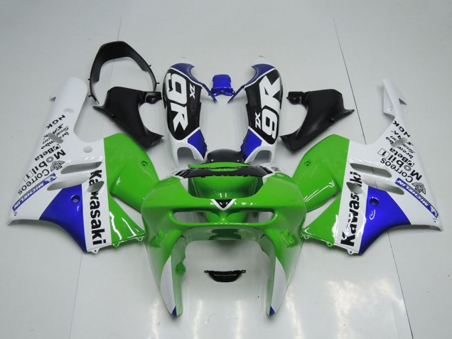 1994-1997 Kawasaki ZX9R Motorcycle Fairings - Green White Blue Canada