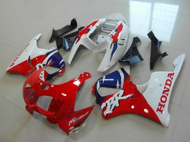 1996-1997 Honda CBR900RR 893 Motorcycle Fairings - White Red Blue Canada