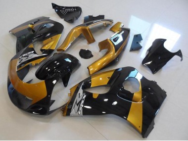1996-2000 Suzuki GSXR 600 Motorcycle Fairings - Gold Black Canada