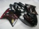 1996-2007 Honda CBR1100XX Blackbird Abs Motorcycle Fairings - Glossy Black Red Flame Canada