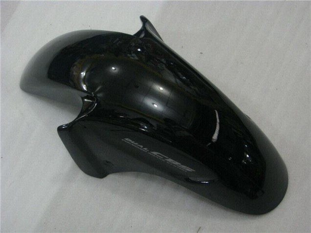 1996-2007 Honda CBR1100XX Blackbird Abs Motorcycle Fairings - Glossy Black Red Flame Canada