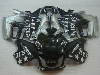 1995-1996 Honda CBR600 F3 Motorcycle Fairings - Silver Glossy Black SevenStars Canada