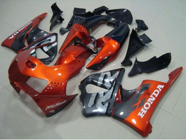 1998-1999 Honda CBR900RR 919 Motorcycle Fairings - Orange Grey Canada