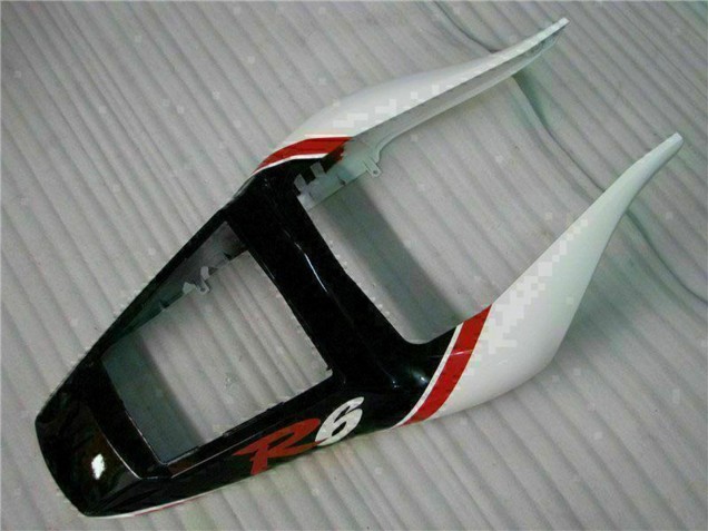 1998-2002 Yamaha YZF R6 Motorcycle Fairing - White Red Glossy Black Canada