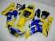 1998-2002 Yamaha YZF R6 Motorcycle Fairings - Yellow Blue White Camel Motul Canada