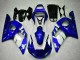 1998-2002 Yamaha YZF R6 Motorcycle Fairings - Blue White Canada