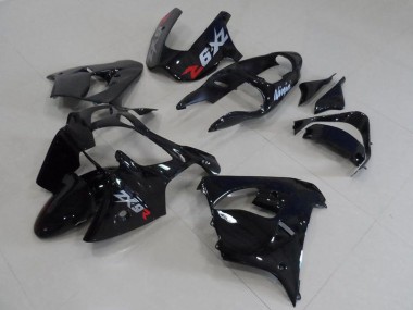 2000-2001 Kawasaki ZX9R Motorcycle Fairing - Glossy Black Canada