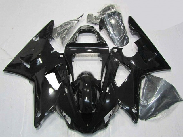 2000-2001 Yamaha YZF R1 Motorcycle Fairings - Glossy Black Canada