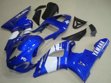 2000-2001 Yamaha YZF R1 Motorcycle Fairings - Blue White Canada