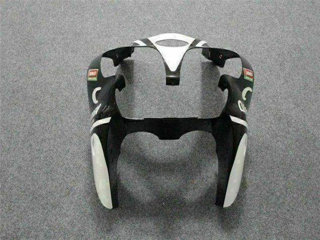 2000-2002 Kawasaki ZX6R Motorcycle Fairings - White Red Yellow Green Glossy Black Star EuroBet Canada