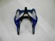2000-2002 Kawasaki ZX6R Motorcycle Fairings - Blue Glossy Black Elf Bridgestone Canada