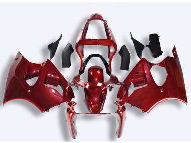 2000-2002 Kawasaki ZX6R Motorcycle Fairings - Red Canada