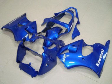 2000-2002 Kawasaki ZX6R Motorcycle Fairings - Blue Canada