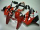 2000-2002 Kawasaki ZX6R Motorcycle Fairings - White Red Glossy Black Canada