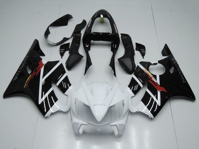 2001-2003 Honda CBR600 F4i Motorcycle Fairing - White Glossy Black F Sport Canada