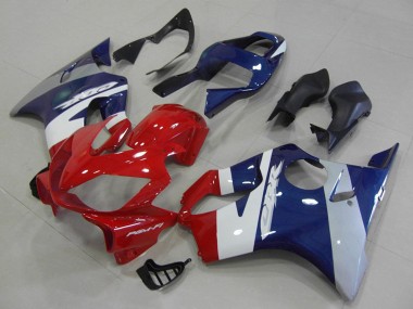 2001-2003 Honda CBR600 F4i Motorcycle Fairings - White Blue Red Canada