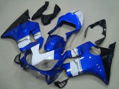 2001-2003 Honda CBR600 F4i Motorcycle Fairings - White Blue Glossy Black Canada