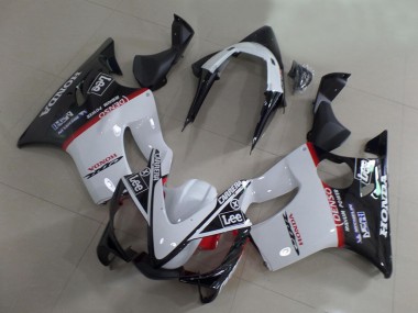 2001-2003 Honda CBR600 F4i Motorcycle Fairings - White Red Glossy Black Carrera Lee Canada
