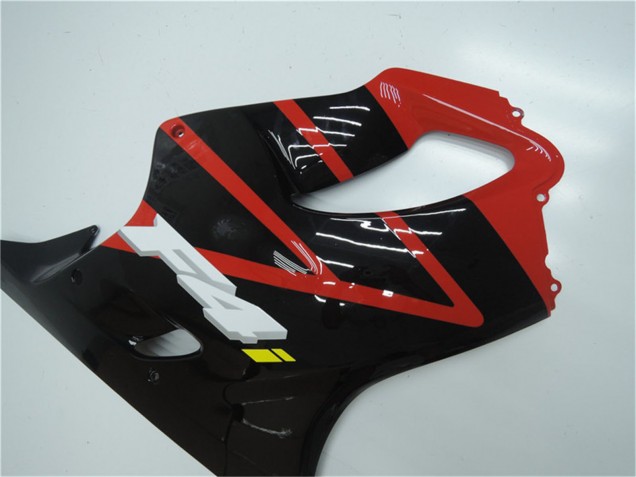 2001-2003 Honda CBR600 F4i Bike Fairings - Red Glossy Black Canada