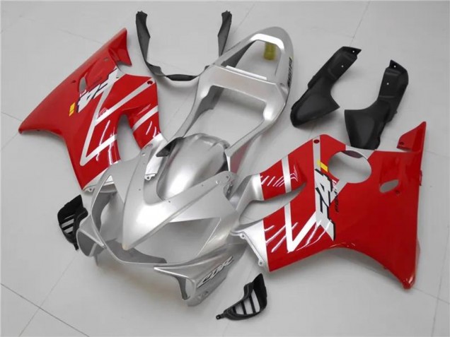 2001-2003 Honda CBR600 F4i Motorcycle Fairings Kits - Silver Red Canada