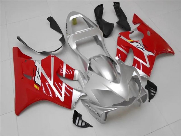 2001-2003 Honda CBR600 F4i Motorcycle Fairings Kits - Silver Red Canada