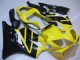 2001-2003 Honda CBR600 F4i Motorcycle Fairing - Yellow Glossy Black Canada