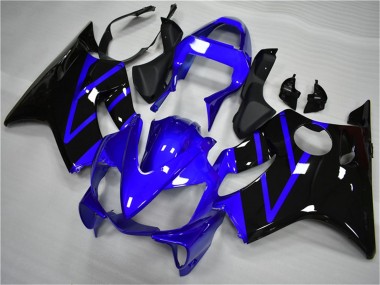 2001-2003 Honda CBR600 F4i Motorcycle Fairing - Blue Glossy Black Canada