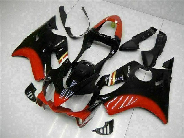 2001-2003 Honda CBR600 F4i Motorcycle Fairing Kits - Red Glossy Black Canada