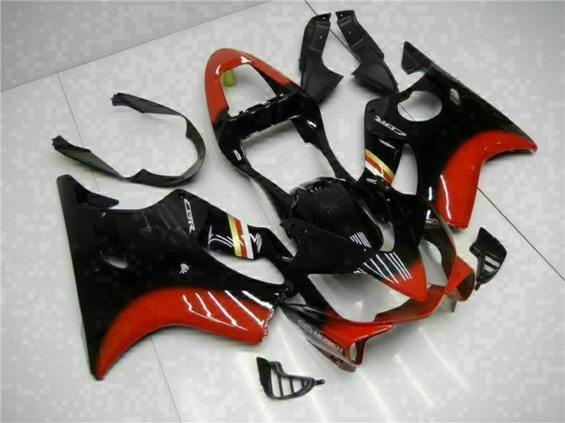 2001-2003 Honda CBR600 F4i Motorcycle Fairing Kits - Red Glossy Black Canada