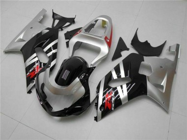 2001-2003 Suzuki GSXR 600/750 Motorcycle Fairings - Silver Glossy Black Red Canada