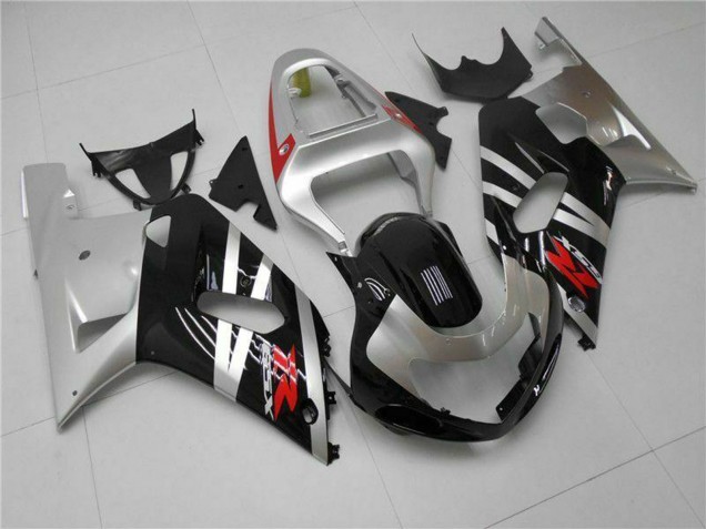 2001-2003 Suzuki GSXR 600/750 Motorcycle Fairings - Silver Glossy Black Red Canada