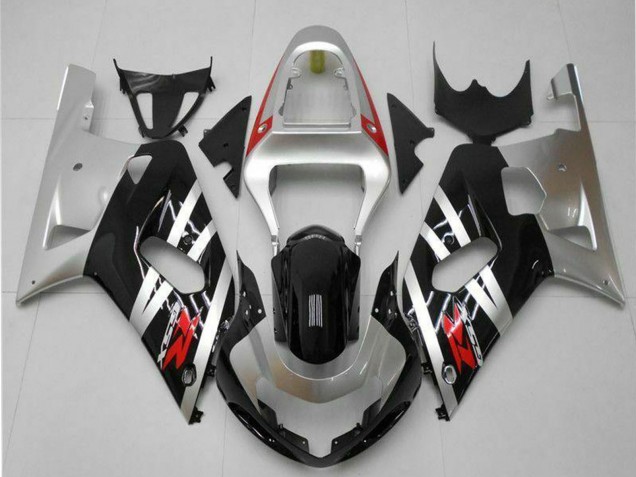 2001-2003 Suzuki GSXR 600/750 Motorcycle Fairings - Silver Glossy Black Red Canada