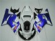 2001-2003 Suzuki GSXR 600/750 Motorcycle Fairings - White Blue Black Canada