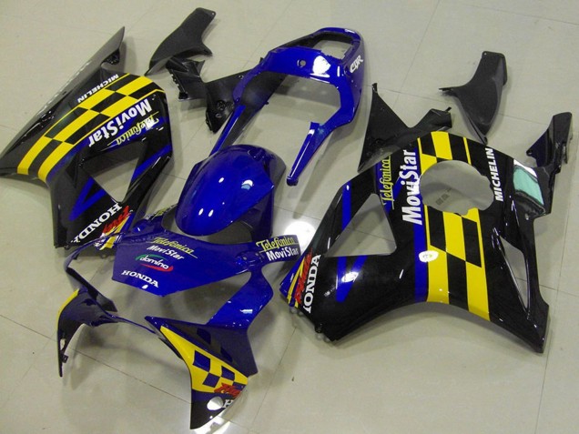 2002-2003 Honda CBR900RR 954 Motorcycle Fairings - Blue MoviStar Canada