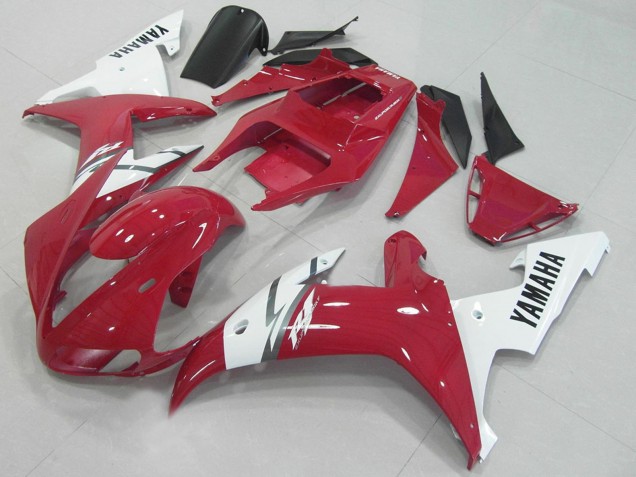 2002-2003 Yamaha YZF R1 Motorcycle Fairings - White Red Canada