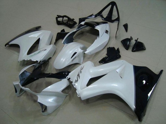 2002-2013 Honda VFR 800 Motorcycle Fairings - White Glossy Black Silver Decal Canada