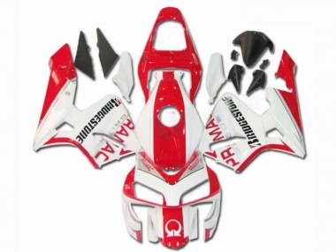 2003-2004 Honda CBR600RR Motorcycle Fairings - White Red Pramac Bridgestone Canada
