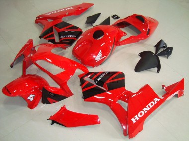2003-2004 Honda CBR600RR Abs Fairings - Red Glossy Black Canada
