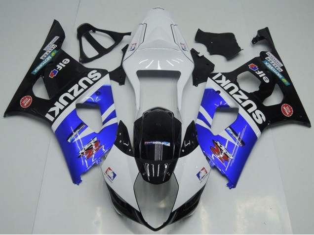2003-2004 Suzuki GSXR 1000 Motorcycle Fairings - White Blue Black Red Elf Canada