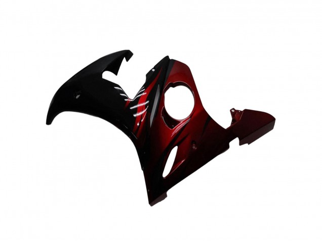 2003-2004 Yamaha YZF R6 Motorcycle Fairing Kits - Glossy Black Red Canada