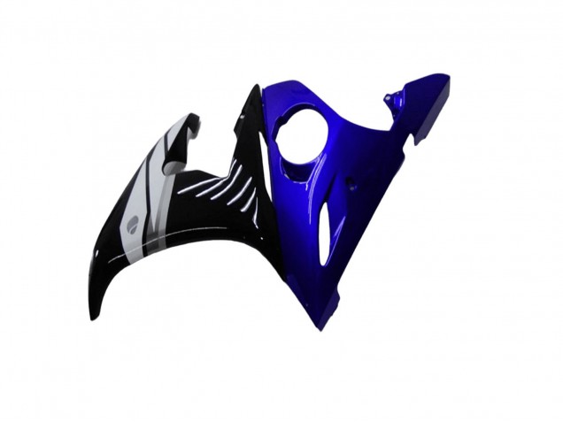 2003-2004 Yamaha YZF R6 Motorcycle Fairings - Blue White Glossy Black Canada