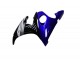 2003-2004 Yamaha YZF R6 Motorcycle Fairings - Blue White Glossy Black Canada